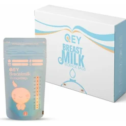 Borstvoeding<QEY Moedermelk Bewaarzakjes 120 stuks