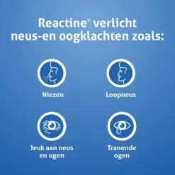 Allergie<Reactine Hooikoorts 10mg 7 tabletten