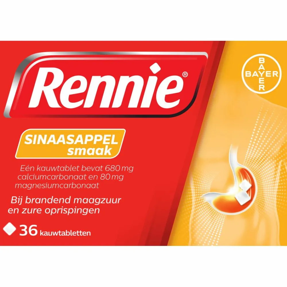 Sinaasappel 36 tabletten^Rennie Sale