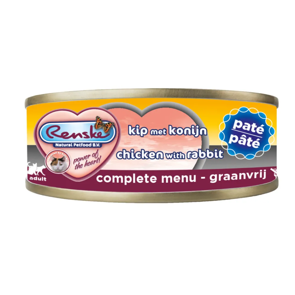 New Paté Kattenvoer Nat Kip - Konijn 70 gr Kattenvoer