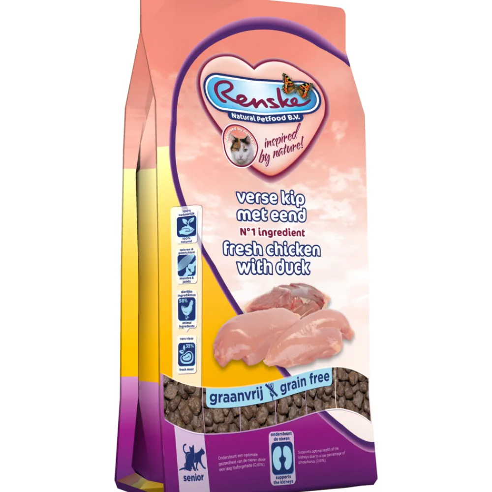 Super Premium Senior Kattenvoer Kip & Eend 1,5 kg^Renske