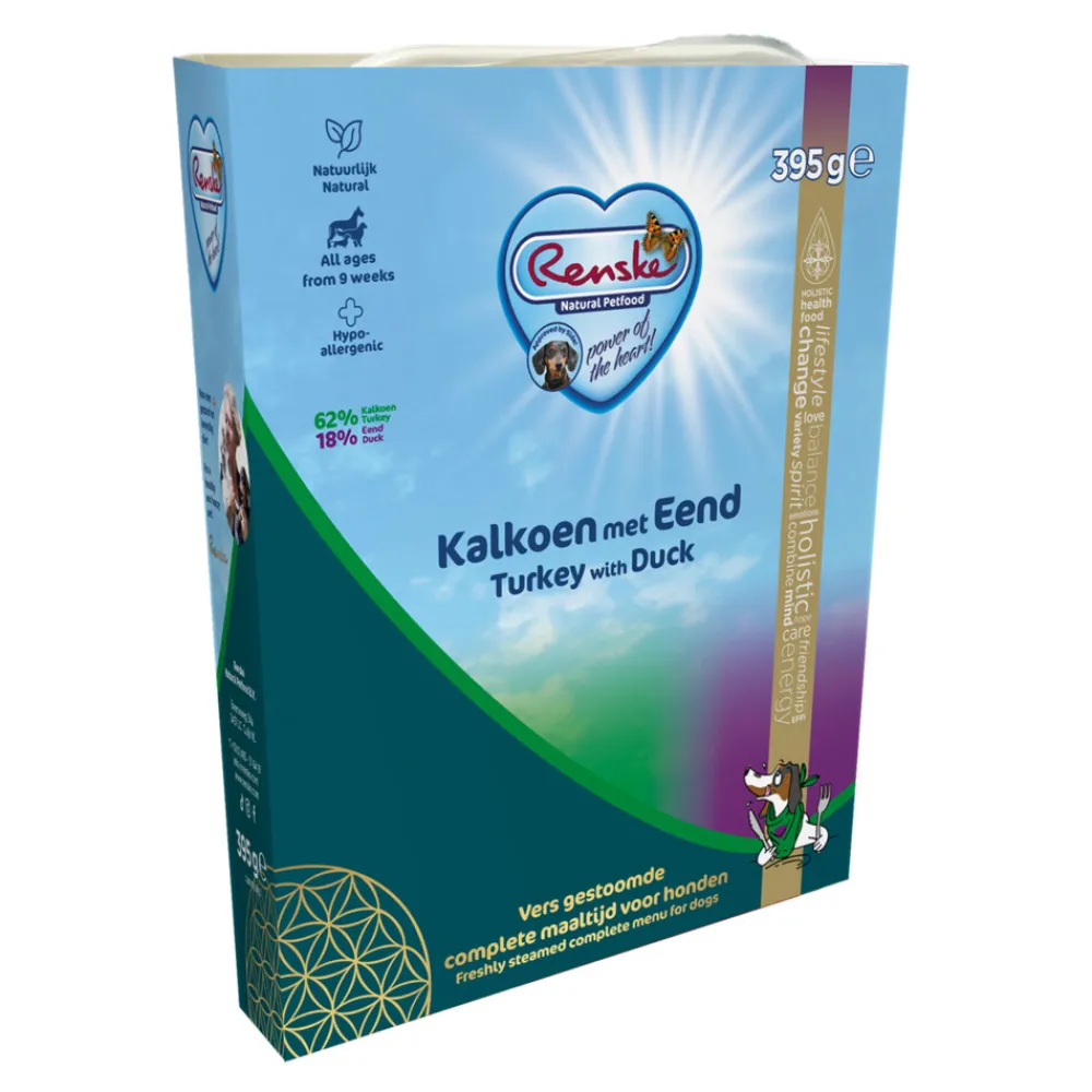 Online Vers Gestoomd Complete Menu Hondenvoer Nat Kalkoen - Eend 395 gr Hondenvoer