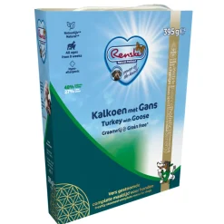 Hondenvoer<Renske Vers Gestoomd Complete Menu Hondenvoer Nat Kalkoen & Gans Graanvrij 395 gr