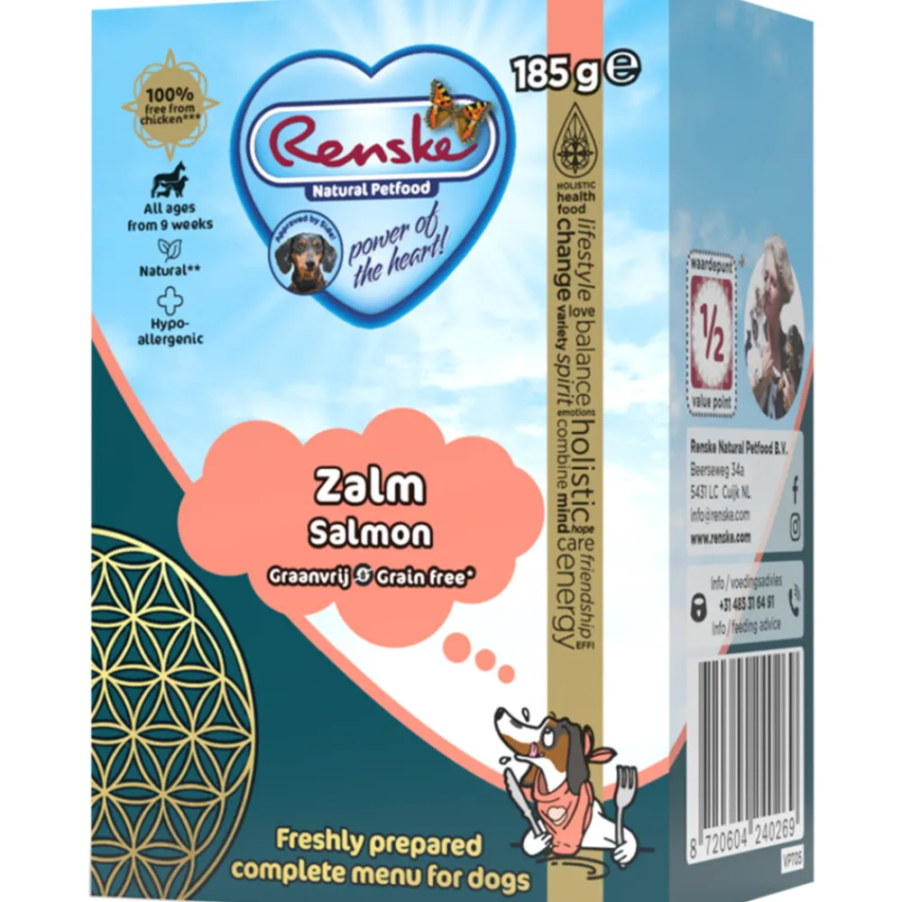 Vers Graanvrij Tetra Hondenvoer Nat Zalm 185 gr^Renske New