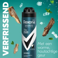 Men Deodorant Spray Advanced Protection Invisible 150 ml^Rexona Sale