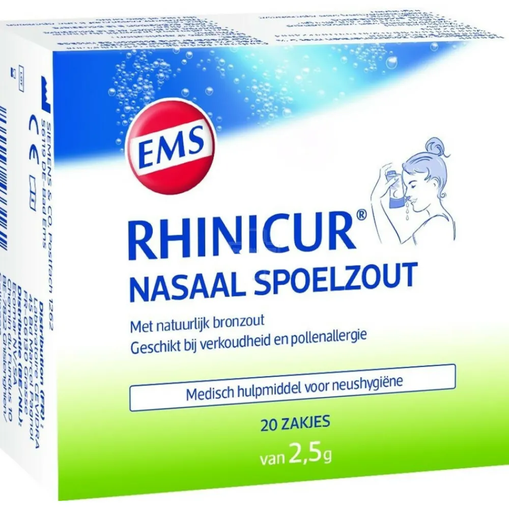 Neus Spoelzout zakje 20 stuks^Rhinicur Online