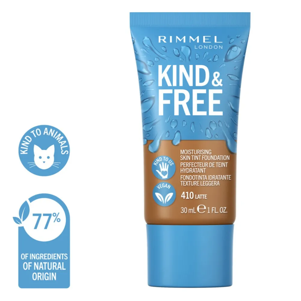 Discount KIND & FREE Vegan Foundation 410 Latte 30 ml Foundation