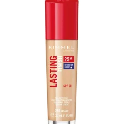 Foundation<Rimmel Lasting Finish 25H Foundation 070 Sesame