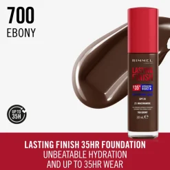 Lasting Finish 35H Foundation Ebony 700 30 ml^Rimmel Best