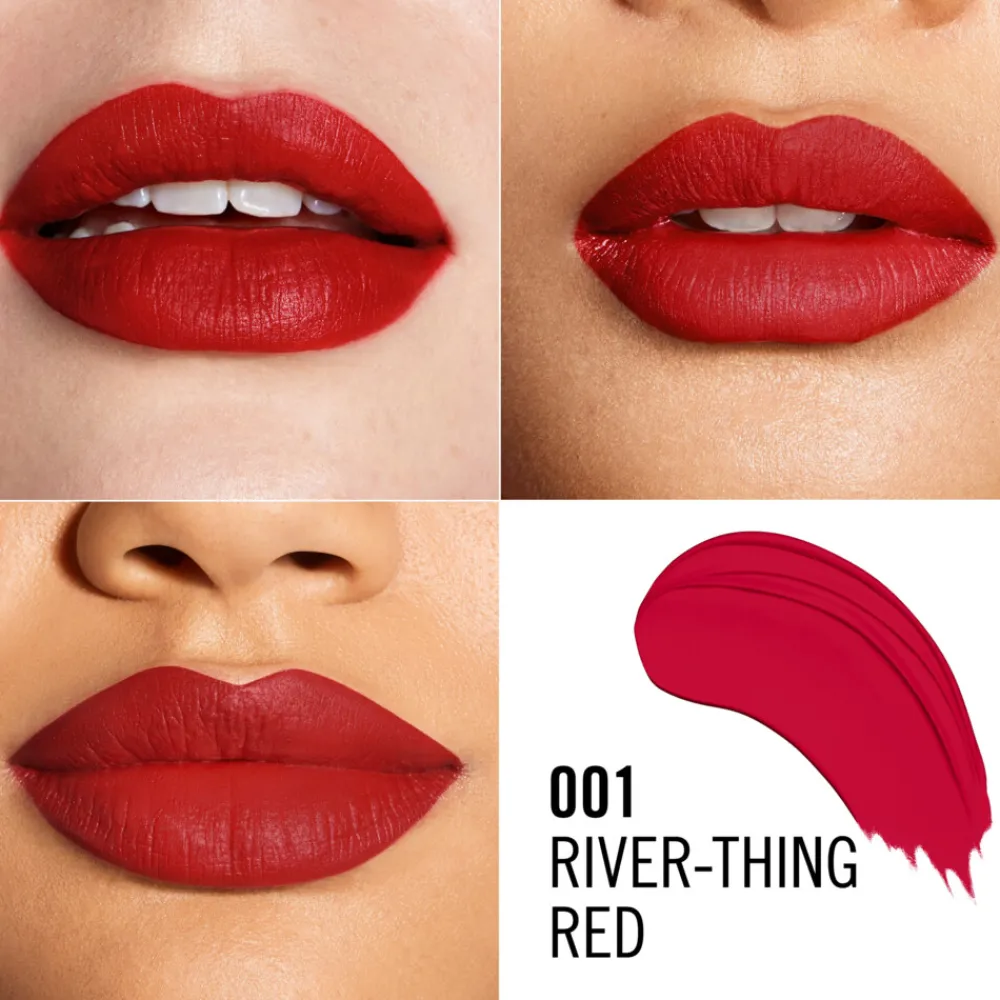 Clearance Lasting Finish Satin Lipstick 001 River-Thing Red 4 gr Lipstick
