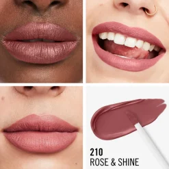 Lasting Mega Matte Liquid Lipstick Rose & Shine 210 7.4 ml Liquid Lipstick