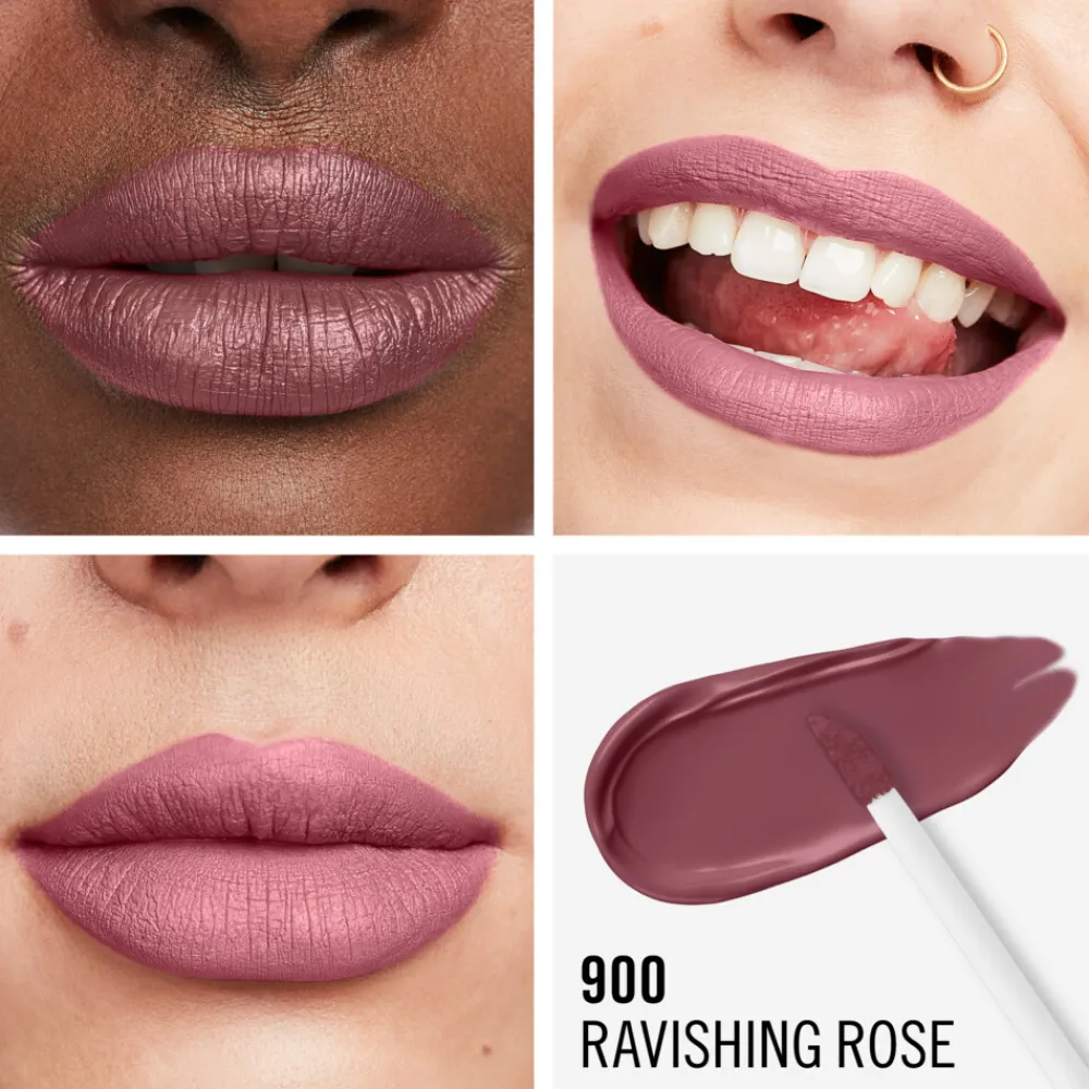 Liquid Lipstick<Rimmel Lasting Mega Matte Liquid Lipstick Ravishing Rose 900 7.4 ml