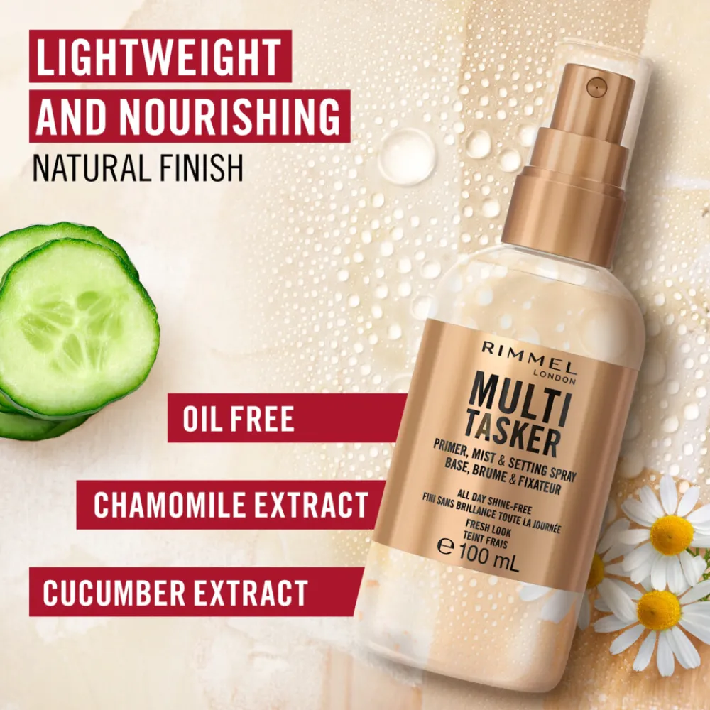 Multi-Tasker Primer, Mist & Setting Spray Transparant 100 ml^Rimmel Best
