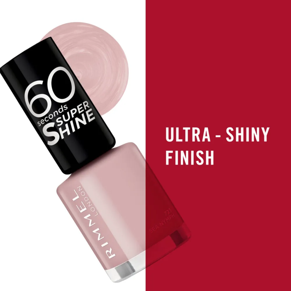 Nagellak 60 Seconds SuperShine 723 Sea Nymph 8 ml Nagellak