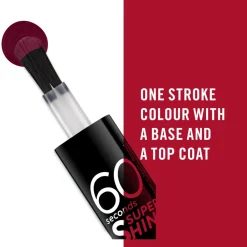 Nagellak 60 Seconds SuperShine 712 Berry Pop 8 ml^Rimmel Best