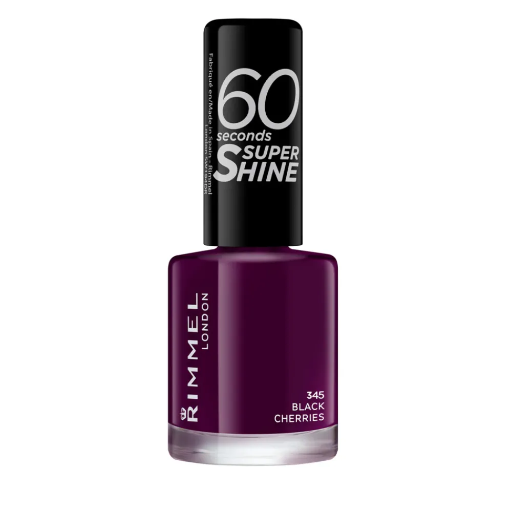 Nagellak<Rimmel Nagellak 60 Seconds SuperShine 345 Black Cherries 8 ml