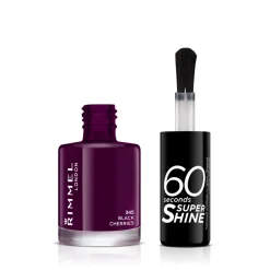 Nagellak<Rimmel Nagellak 60 Seconds SuperShine 345 Black Cherries 8 ml