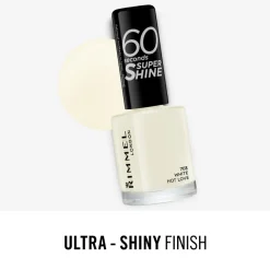 Nagellak<Rimmel Nagellak 60 Seconds SuperShine 703 White Hot Love 8 ml
