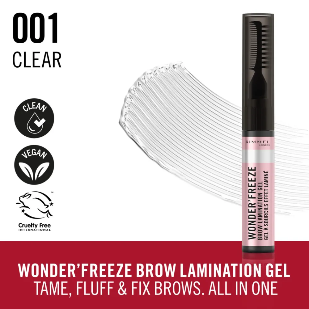 Wonder'Freeze Lamination Wenkbrauwgel 001 Clear 6 gr^Rimmel Outlet