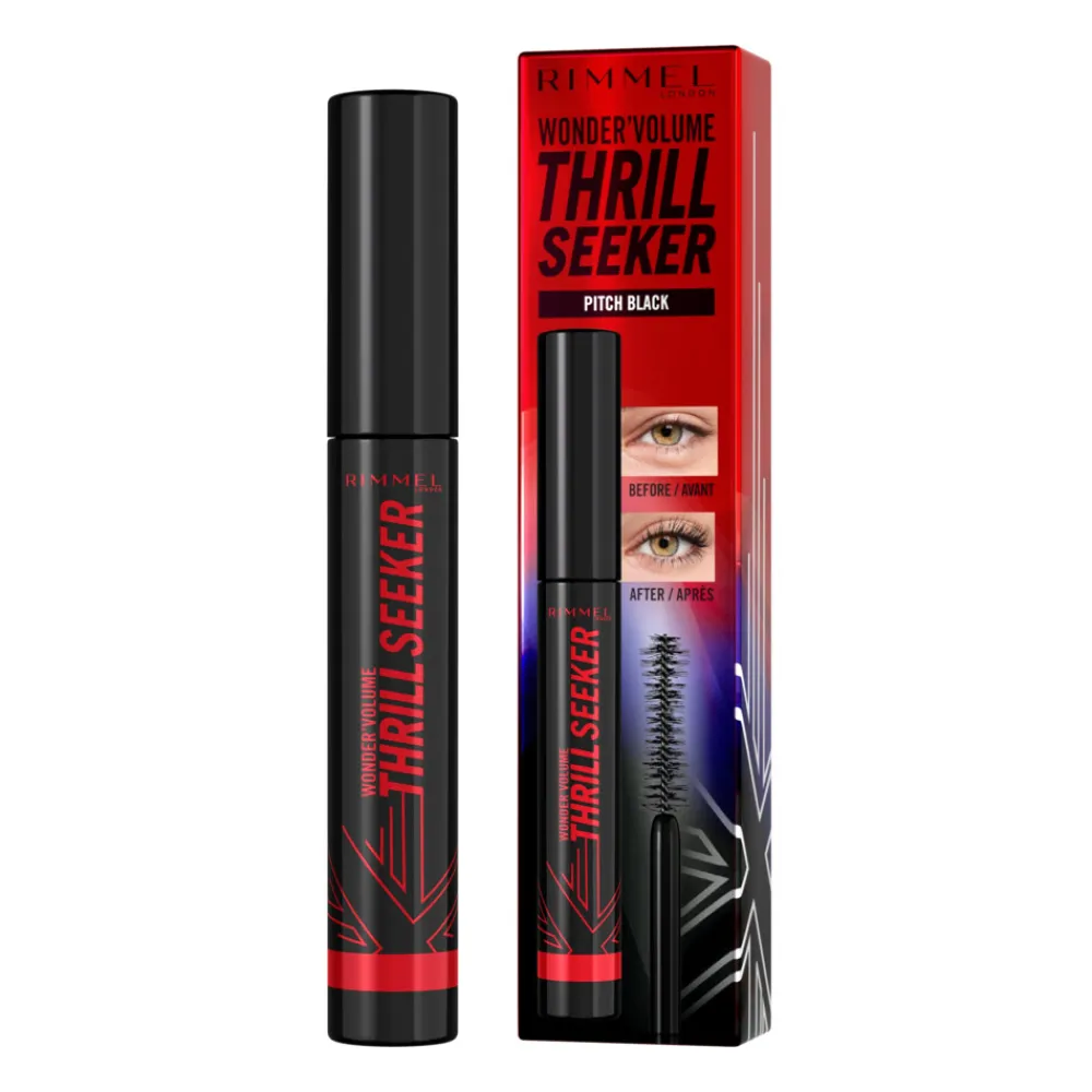 Online Wonder'Volume Thrillseeker Pitch Black Mascara Extreme Black 8 ml Mascara