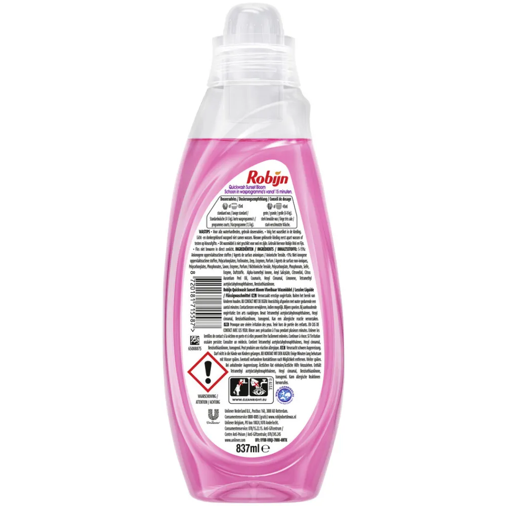 Online Advanced Quickwash Vloeibaar Wasmiddel Sunset Bloom 22 Wasbeurten 837 ml Wasmiddel