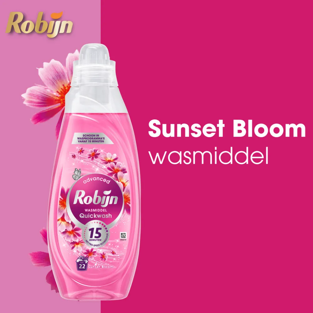Online Advanced Quickwash Vloeibaar Wasmiddel Sunset Bloom 22 Wasbeurten 837 ml Wasmiddel