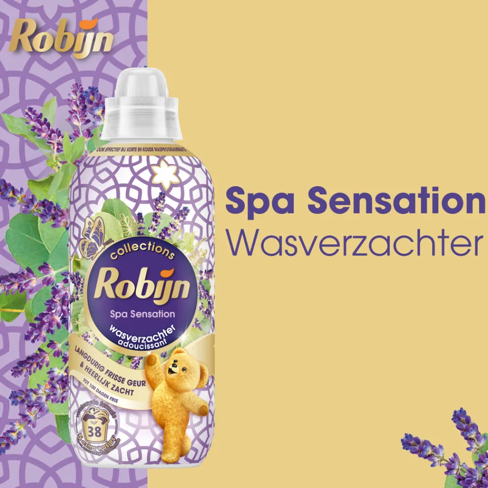 Wasverzachter<Robijn Intense Wasverzachter Spa Sensation 38 Wasbeurten 765 ml