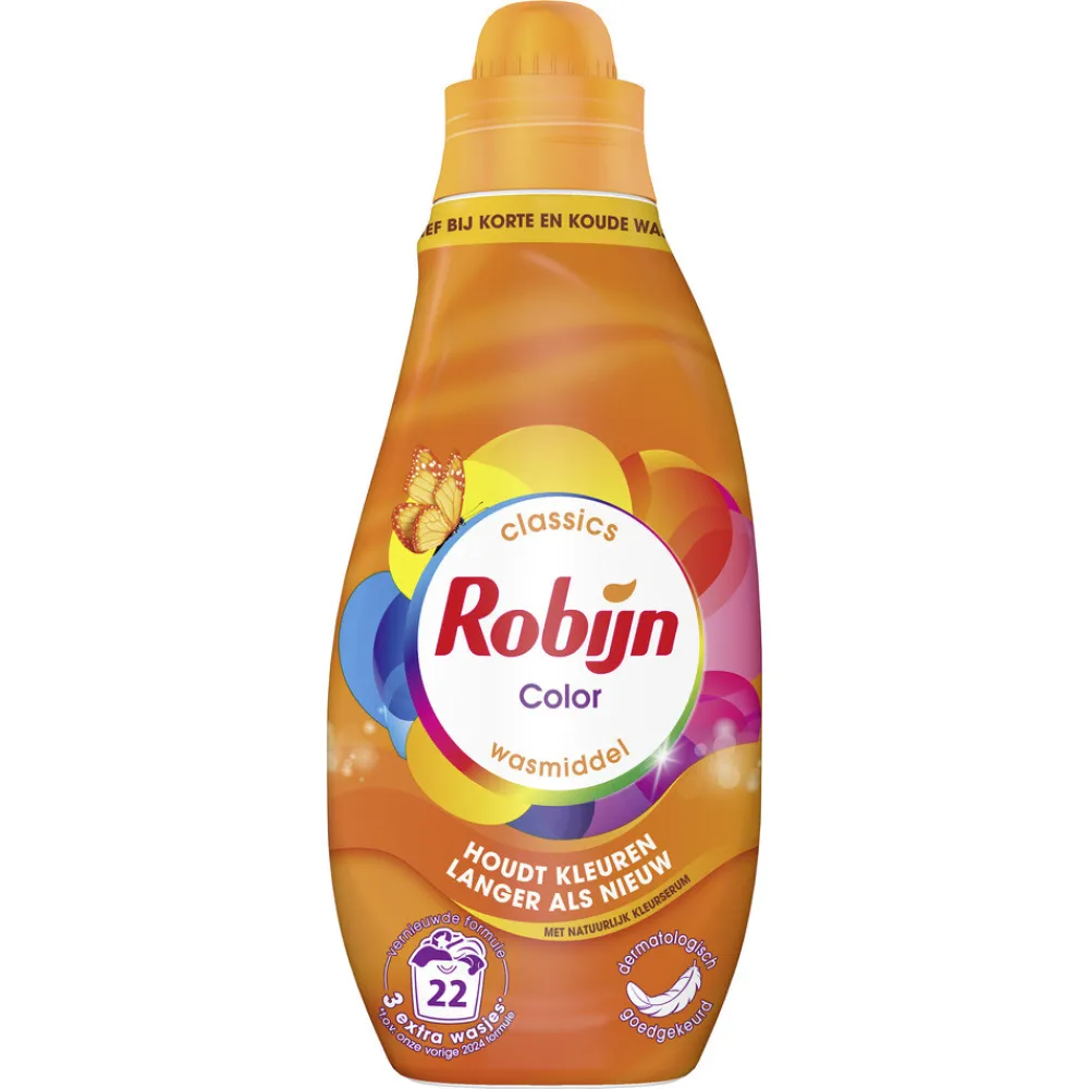 Klein & Krachtig Wasmiddel Color 22 Wasbeurten 665 ml^Robijn Discount