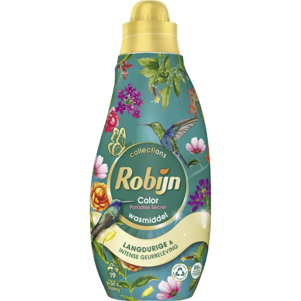 Klein & Krachtig Wasmiddel Color Paradise Secret 19 Wasbeurten 665 ml^Robijn Sale