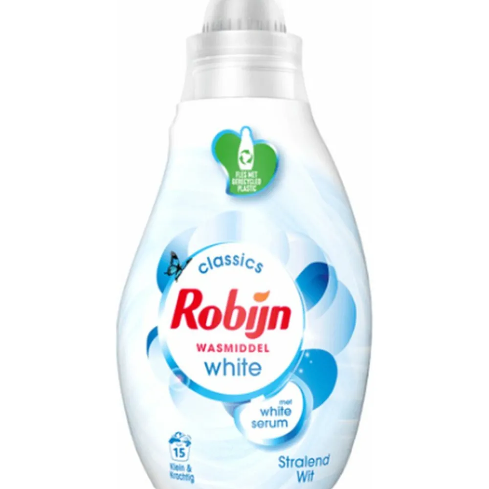 Klein & Krachtig Wasmiddel Stralend Wit 15 Wasbeurten 525 ml^Robijn Best