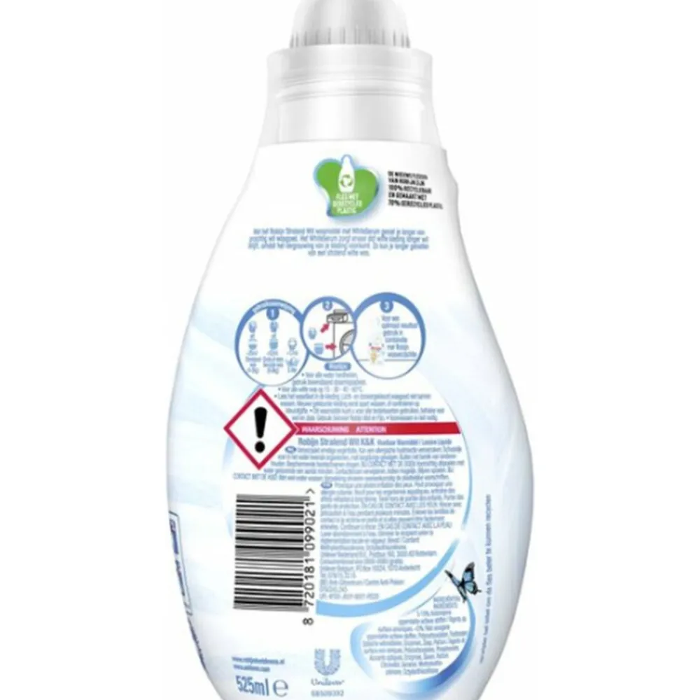 Klein & Krachtig Wasmiddel Stralend Wit 15 Wasbeurten 525 ml^Robijn Best