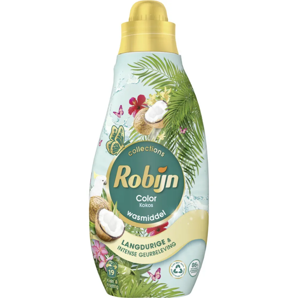 Online Klein & Krachtig Wasmiddel Kokos Sensation 19 Wasbeurten 665 ml Wasmiddel