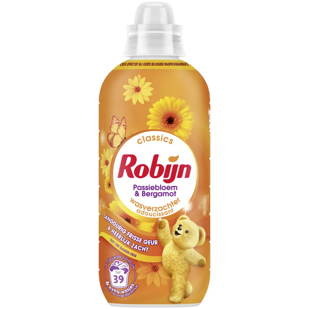 Wasverzachter Passiebloem & Bergamot 39 Wasbeurten 780 ml^Robijn Best