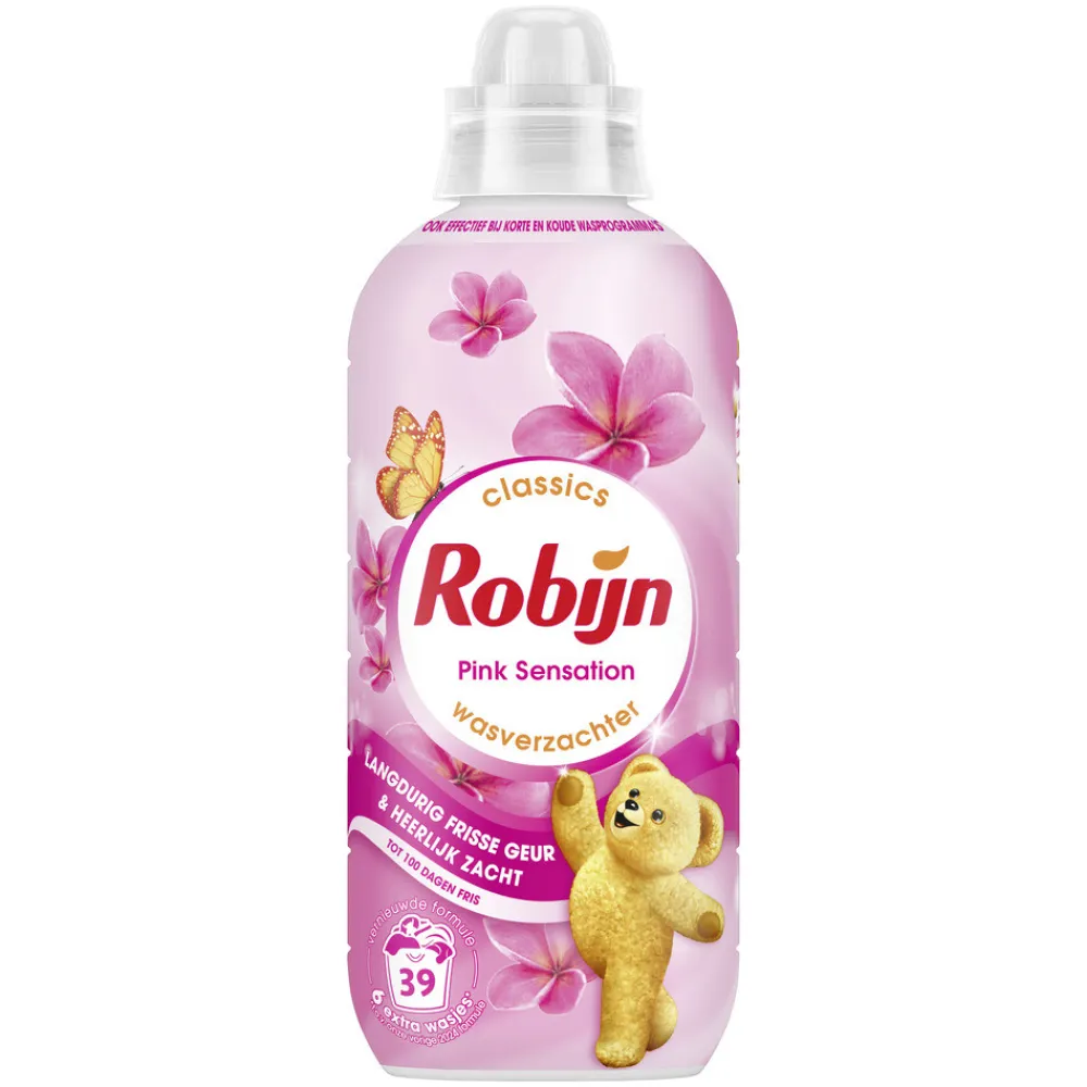 Wasverzachter Pink Sensation 39 Wasbeurten 780 ml^Robijn Discount