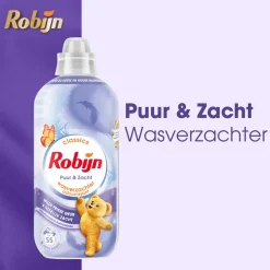 Wasverzachter Puur & Zacht 55 Wasbeurten 1100 ml^Robijn Best