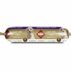 Hondenvoer<Rodi Worst Lam-Rijst 400 gr