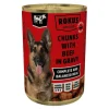Hot Hondenvoer Blik Stukjes Rund in Jus 415 gr Hondenvoer