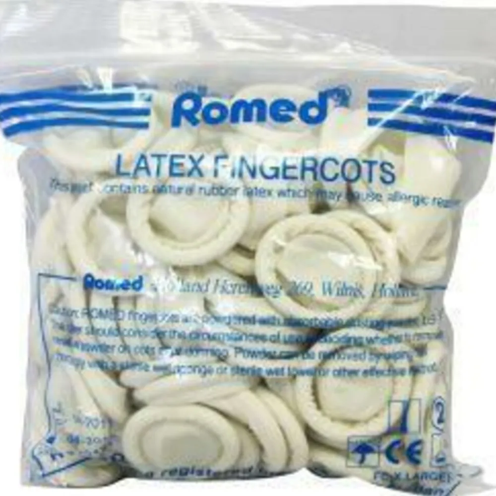 Vingercondooms Latex XL 100 stuks Zelfzorg|Pleisters
