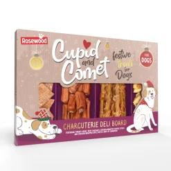 Snacks<Rosewood Cupid & Comet Charcuterie Deli Plank Hondensnacks Kerst 200 gr