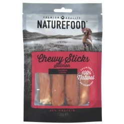 Snacks<Rosewood Naturefood Chewy Sticks Zalm 100 gr