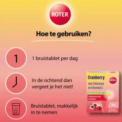 Cranberry Bruis 20 bruistabletten Voor Vrouw Of Man|Speciale Bestanddelen