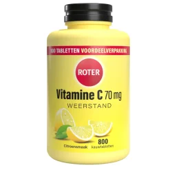 New Vitamine C 70 mg Citroen 800 kauwtabletten Vitaminen