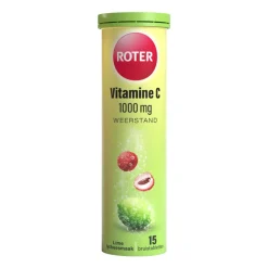 Vitamine C 1000 mg Lime- Lychee 15 bruistabletten^Roter Clearance