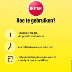 Vitamine C Bruis 1000 mg Citroen 2 x 20 bruistabletten Vitaminen