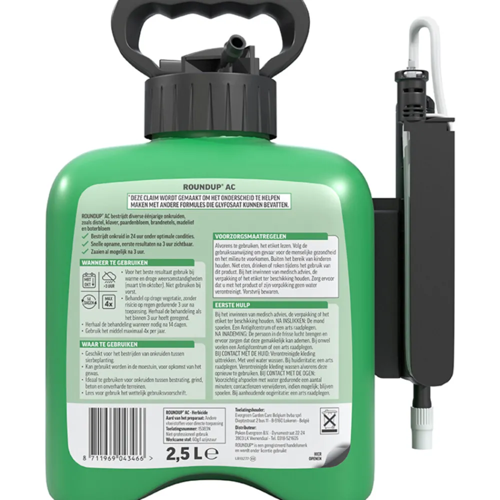 Best AC Totaal Onkruidvrij Onkruiddrukspuit 2,5 liter Onkruidbestrijding