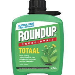 Onkruidbestrijding<Roundup AC Totaal Onkruidvrij Onkruiddrukspuit Navulverpakking 2,5 liter