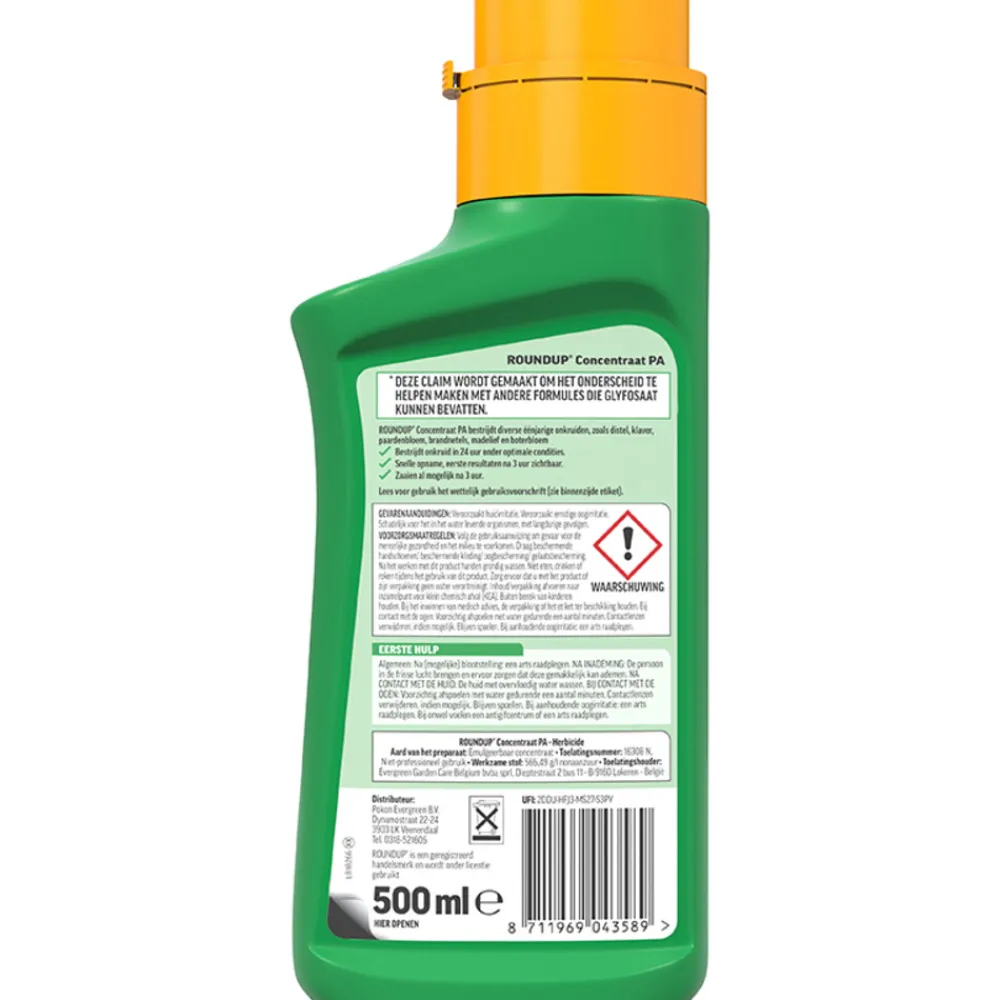 PA Totaal Onkruidvrij Concentraat 500 ml^Roundup New