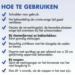 Clearance Spuitbus tegen Kruipende Insecten en Wespen 400 ml Ongediertebestrijding