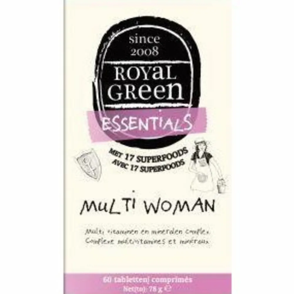 Vitaminen Vrouw<Royal Green Multi Woman 60 tabletten