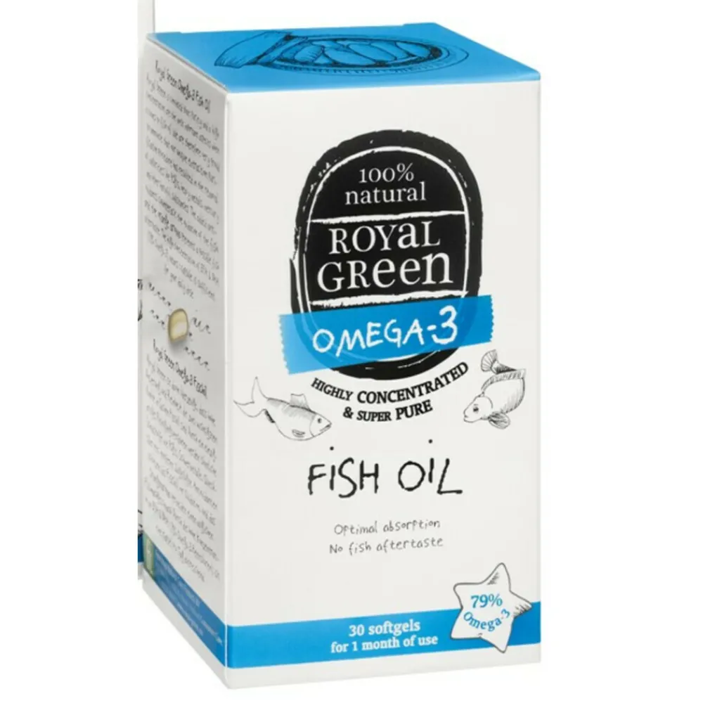 Speciale Bestanddelen<Royal Green Omega 3 Visolie 30 softgels